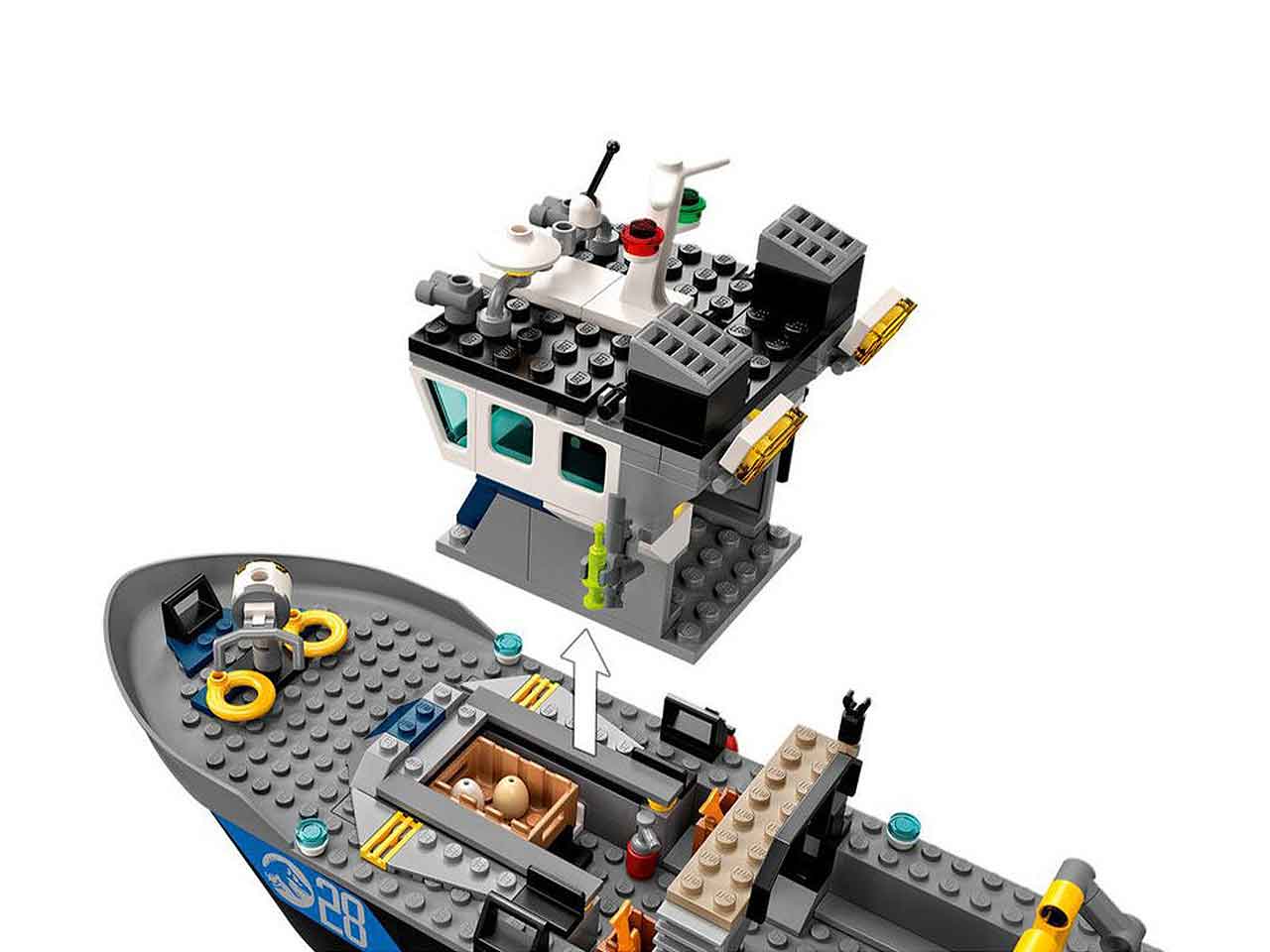 Lego la fuga del dinosauro baryonyx 76942
