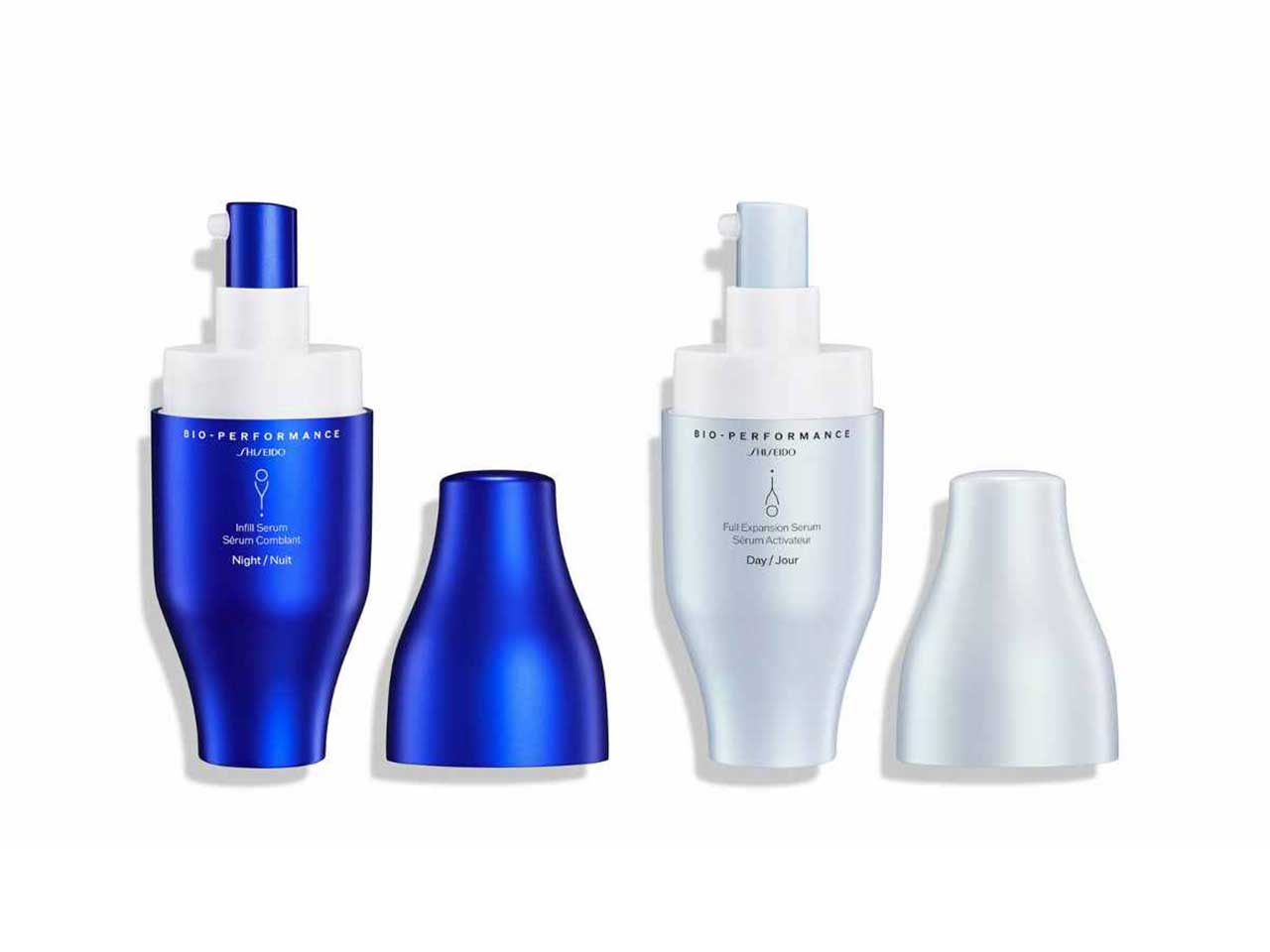 Shiseido bio performance skin filler duo serum 30ml x 2 siero da giorno e siero da notte