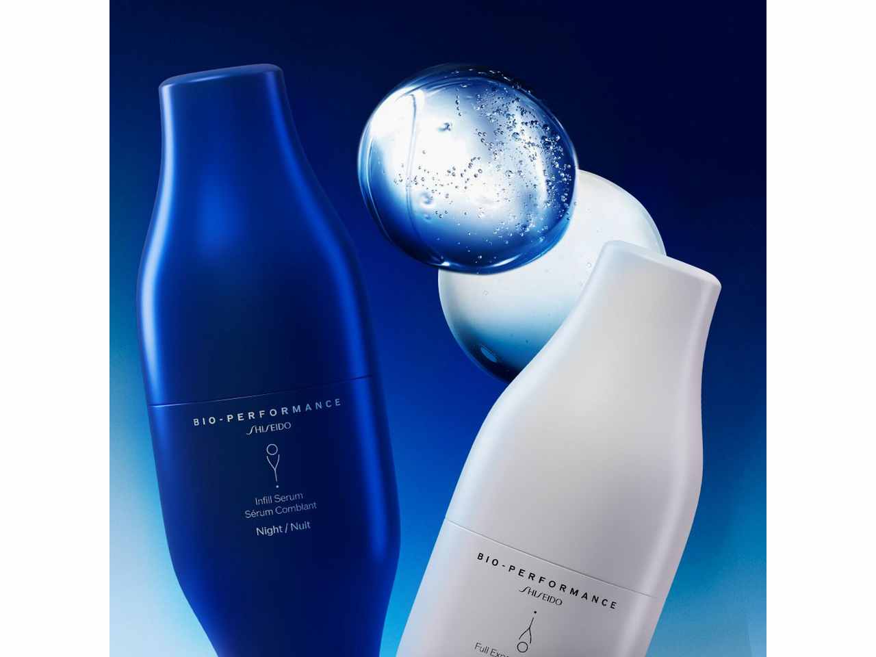 Shiseido bio performance skin filler duo serum 30ml x 2 siero da giorno e siero da notte