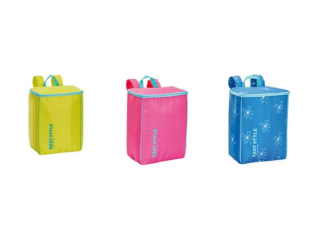 borsa spiaggia linea easy style zaino termico 15lt 35x17x2cm