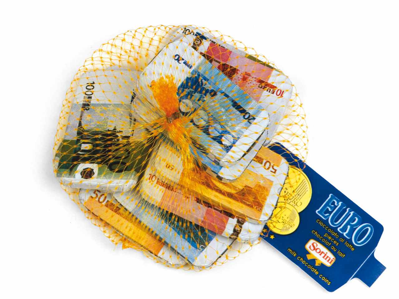 Banconote euro di cioccolato al latte 70gr