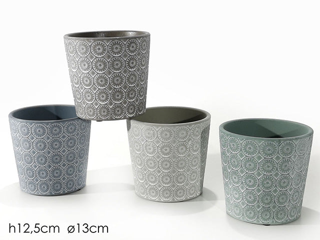 cache-pot 13x13x12,5cm rosone 535708