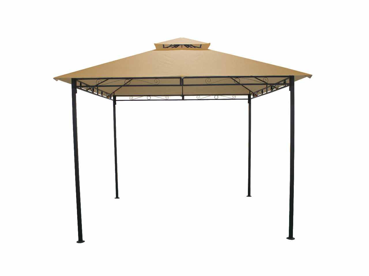 gazebo 3x3x2.7mt acciaio 2473003