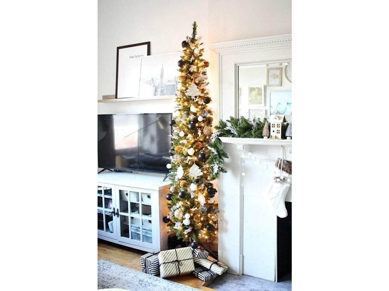 Albero di natale slim deluxe penicel 150cm 278 rami diametro 50cm