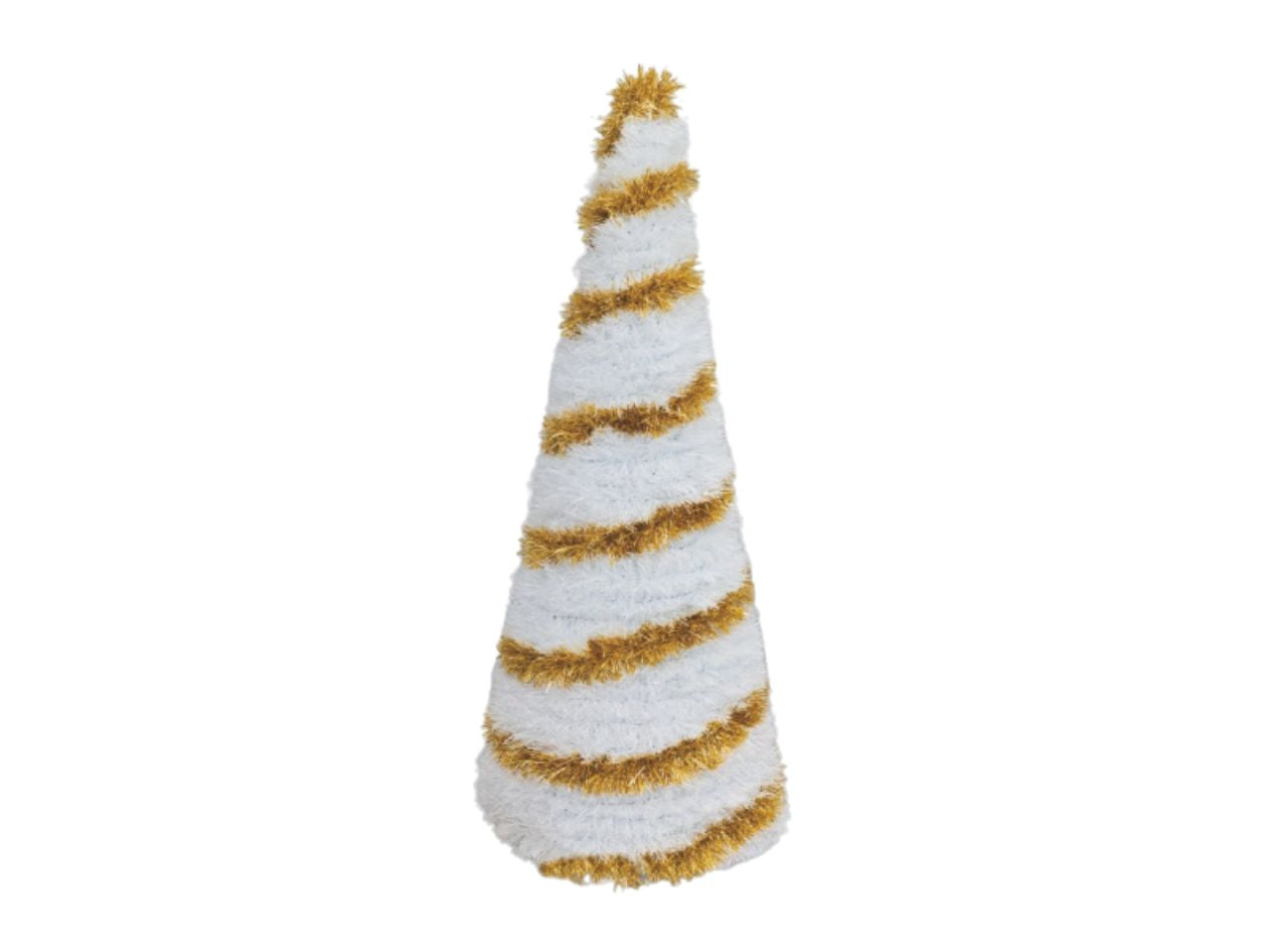 alberello di natale oro in ferro 80cm