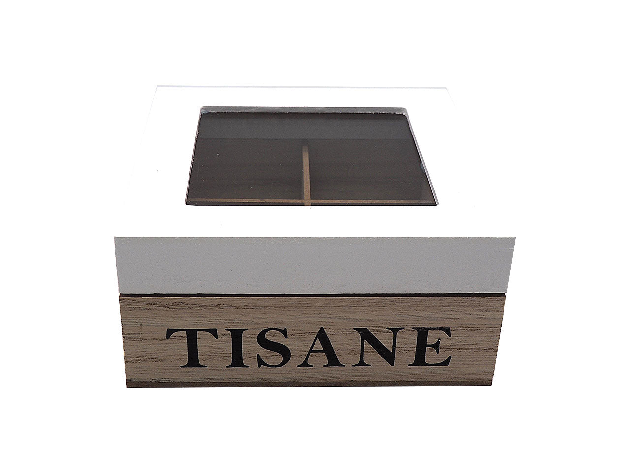 Scatola legno c/4 scomparti