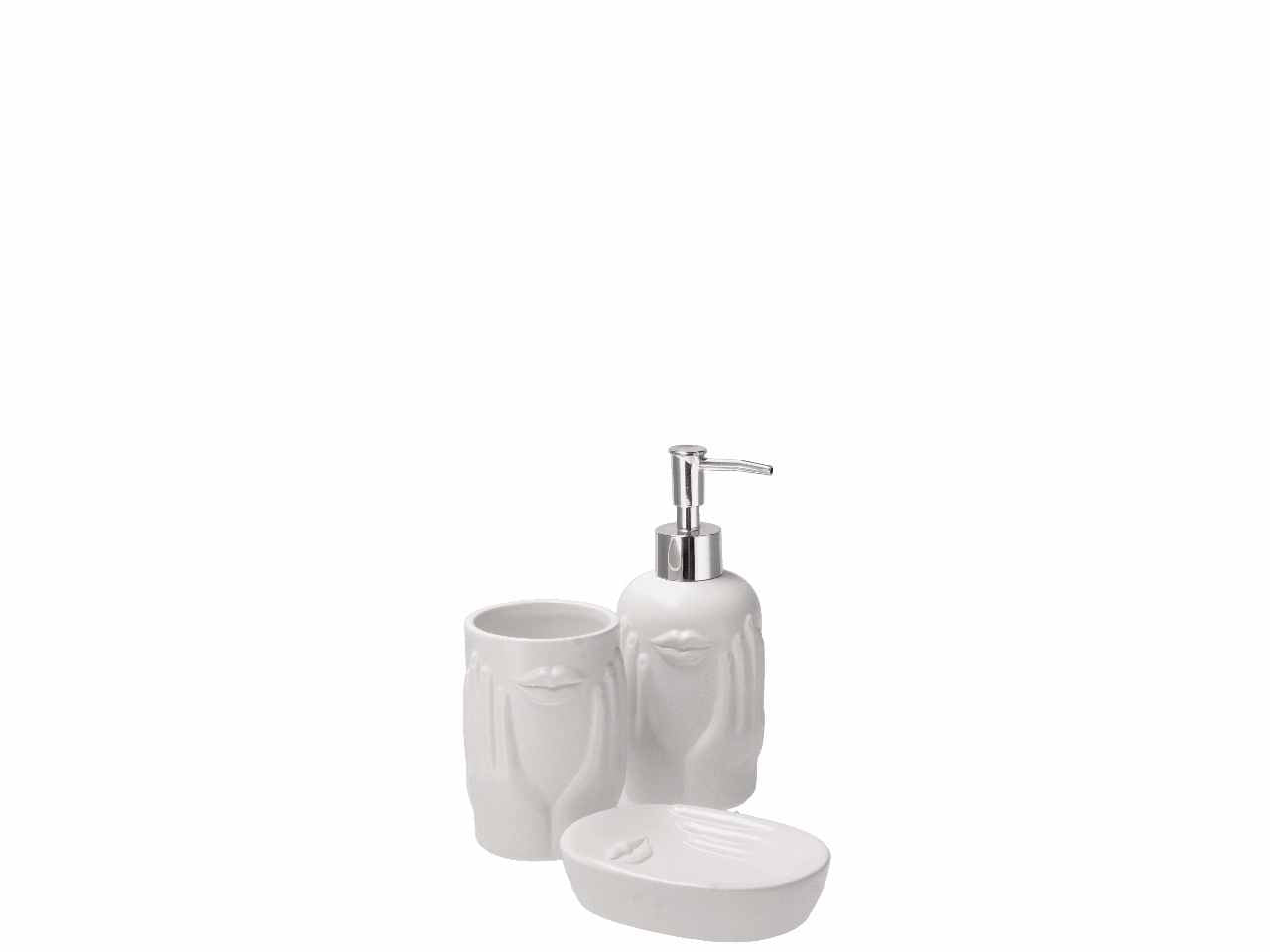 Set da bagno ceramica 3 pezzi 72320