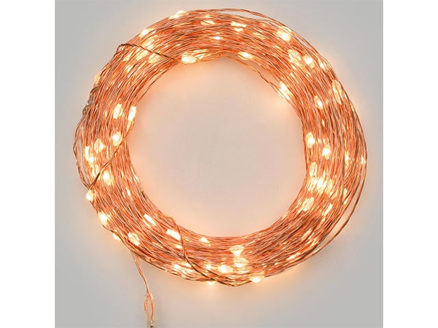 Catena luci 20led batteria bianco caldo 45330