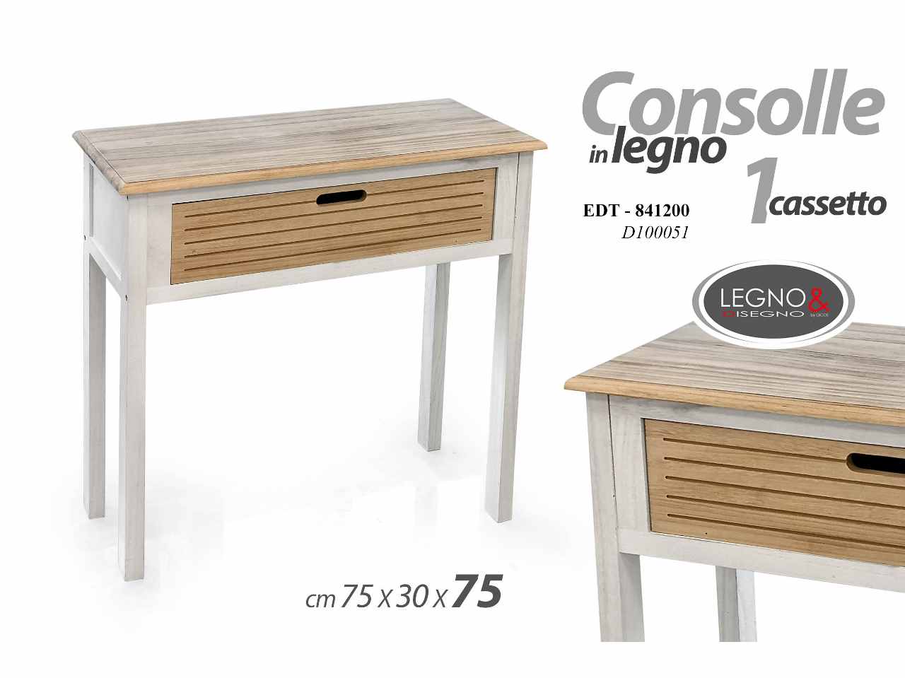 Consolle 75x30x75cm841200