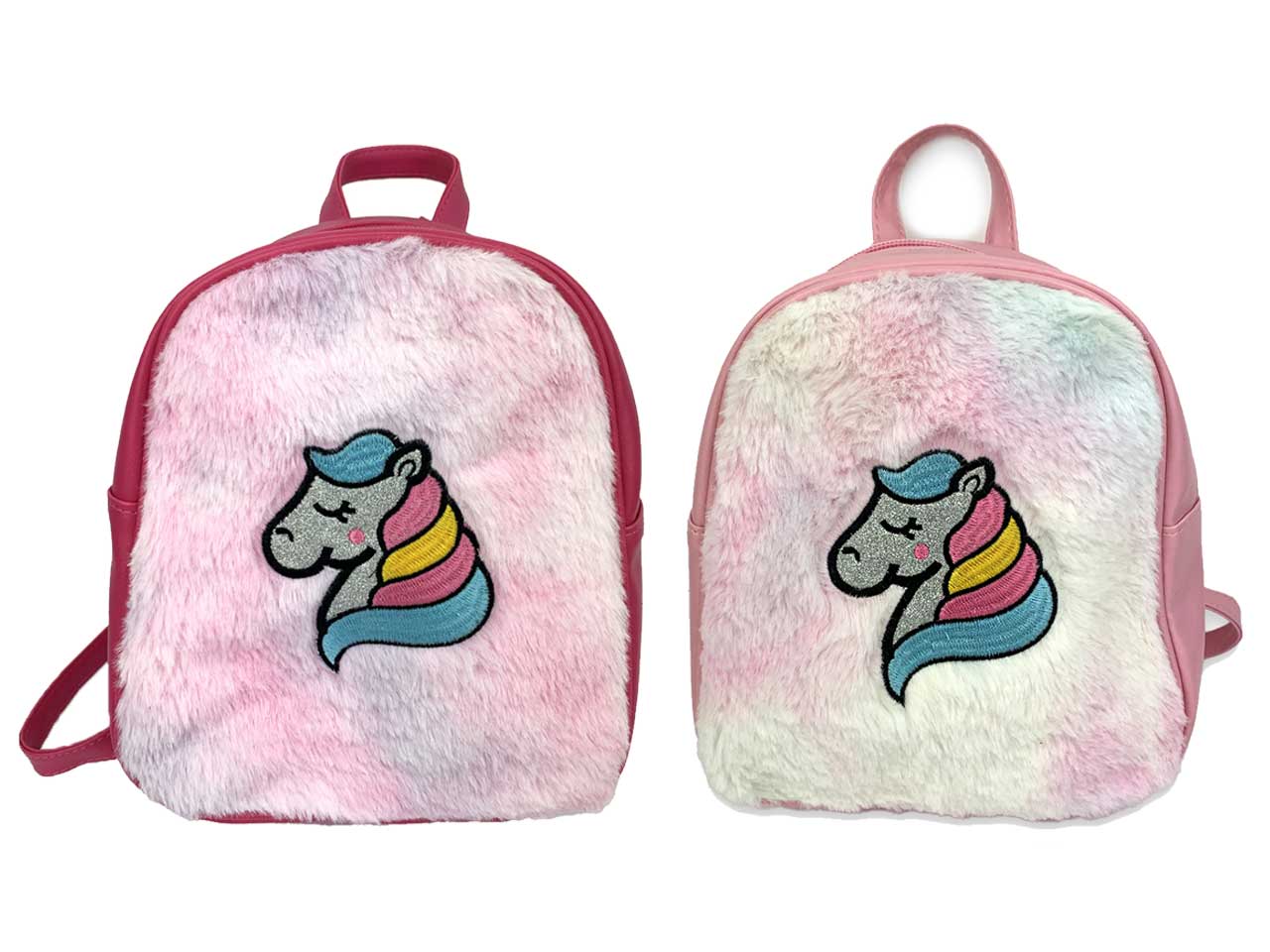 Zainetto pelo le kikke con unicorno