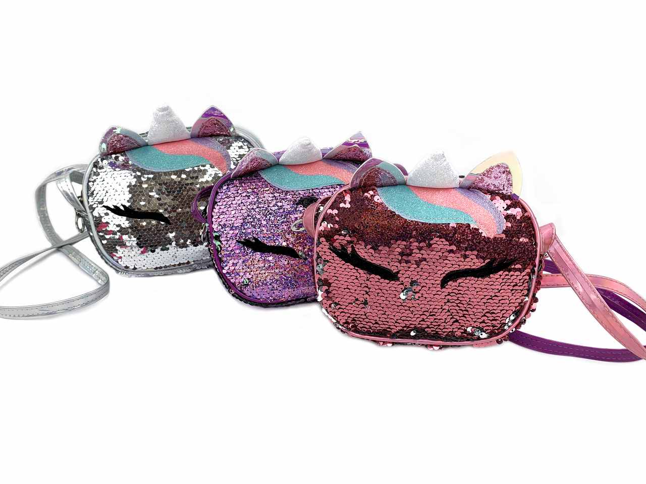 Borsetta le kikke con paillettes e faccino