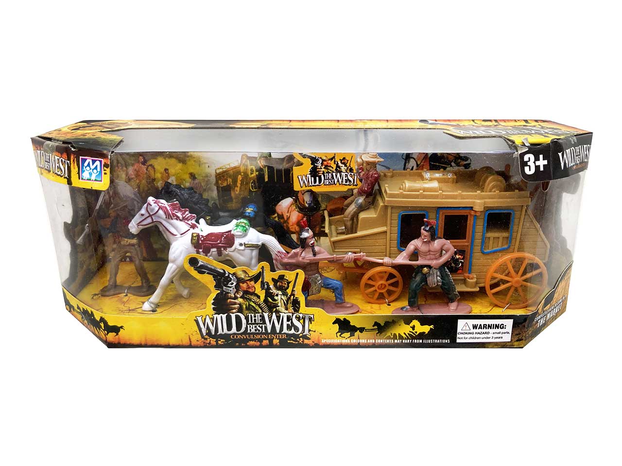 WILD WEST INDIANI H.12X33CM