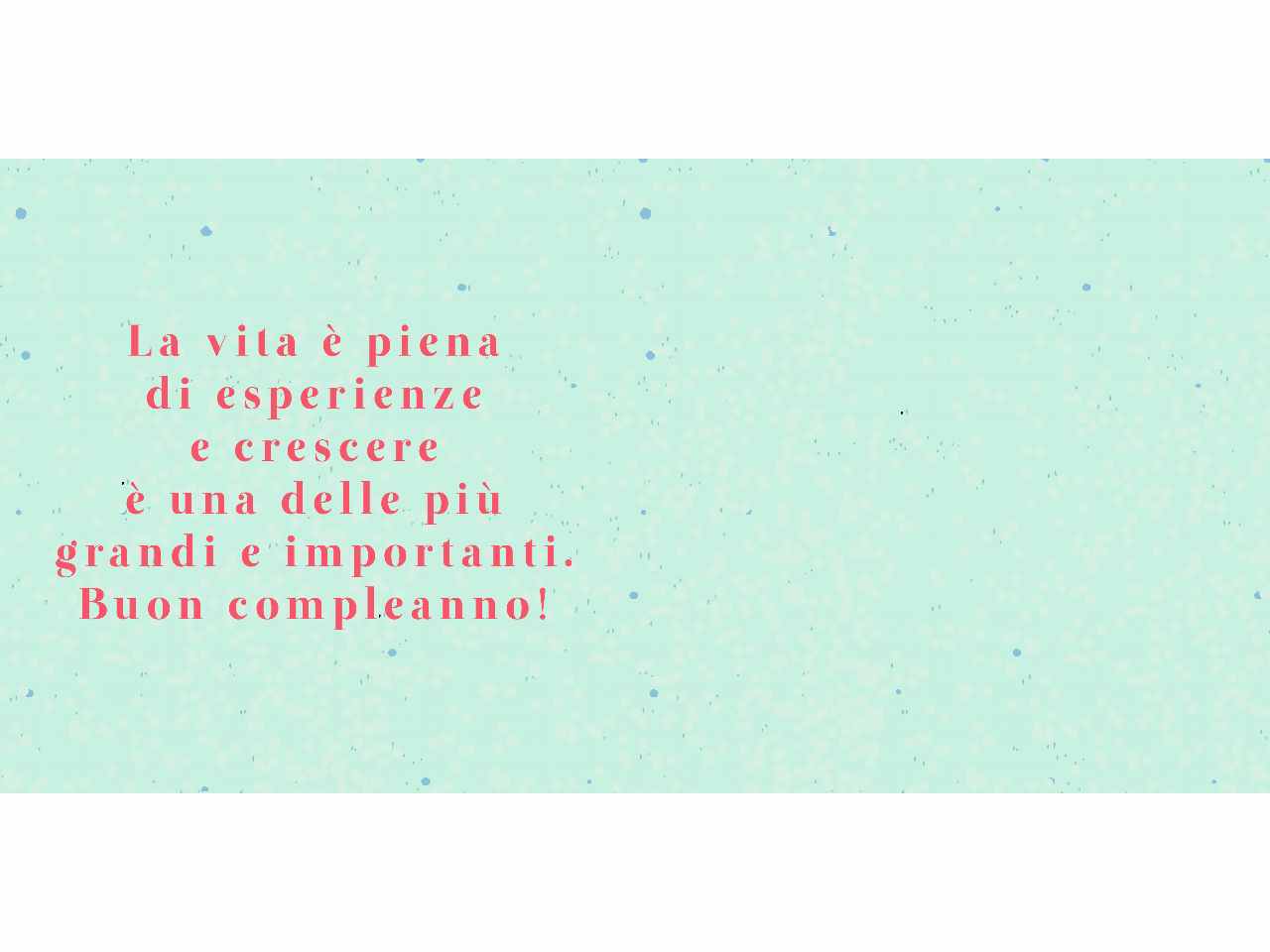 Biglietto happy birthday