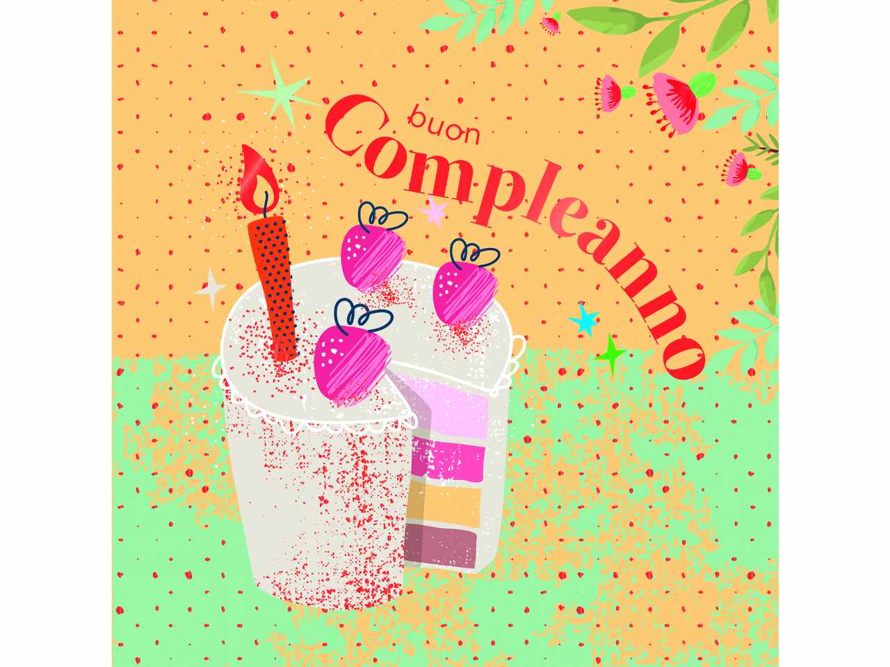 Biglietto augurale per compleanno