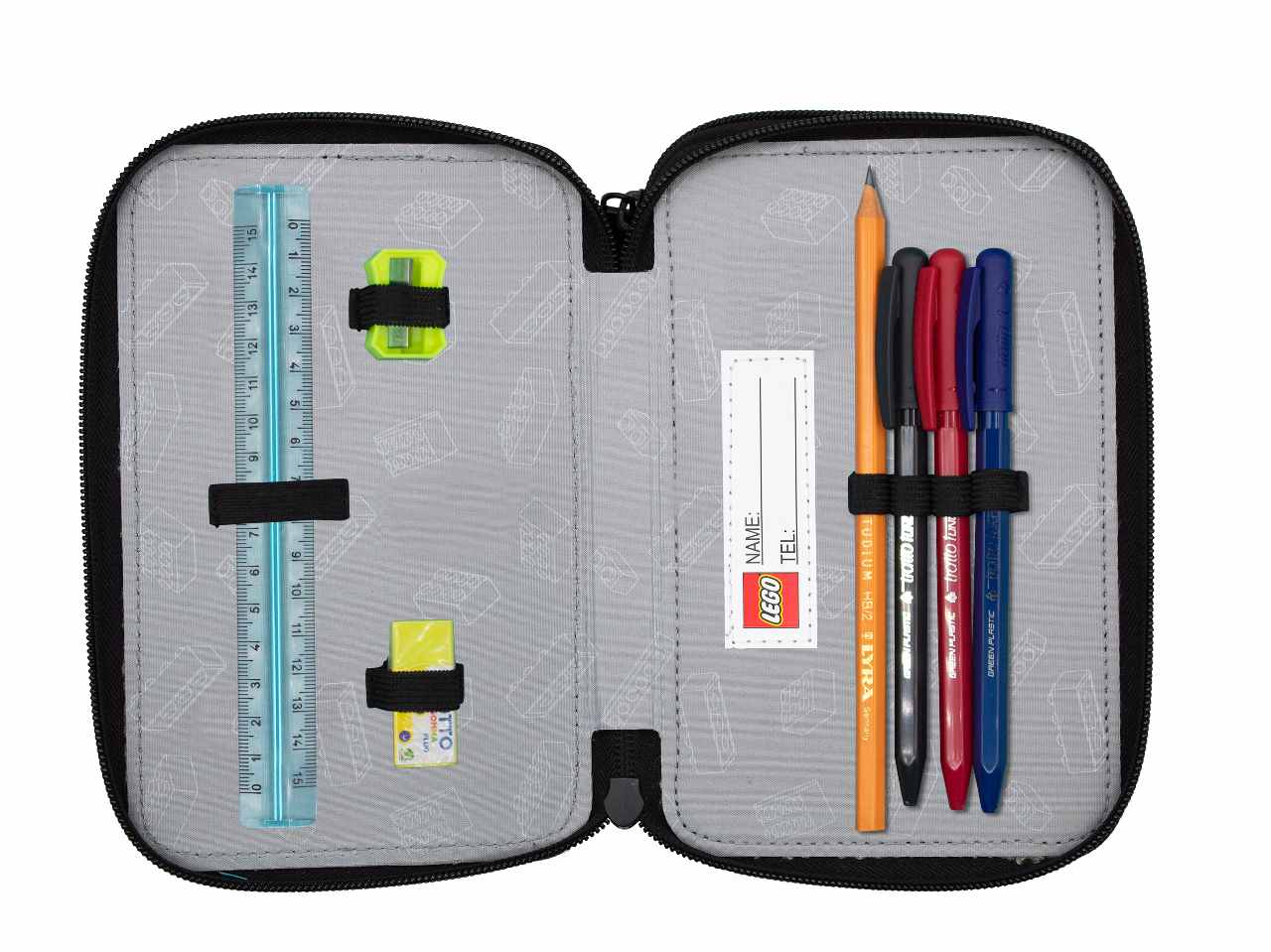 Lego ninjago astuccio 3 zip