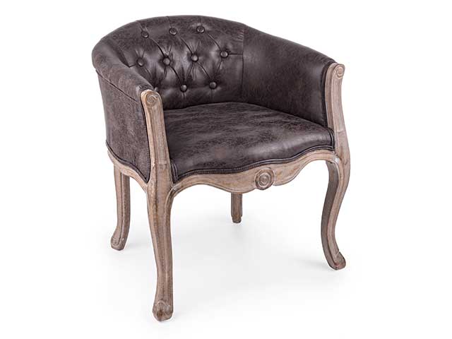 linea diva poltrona dark 0743256