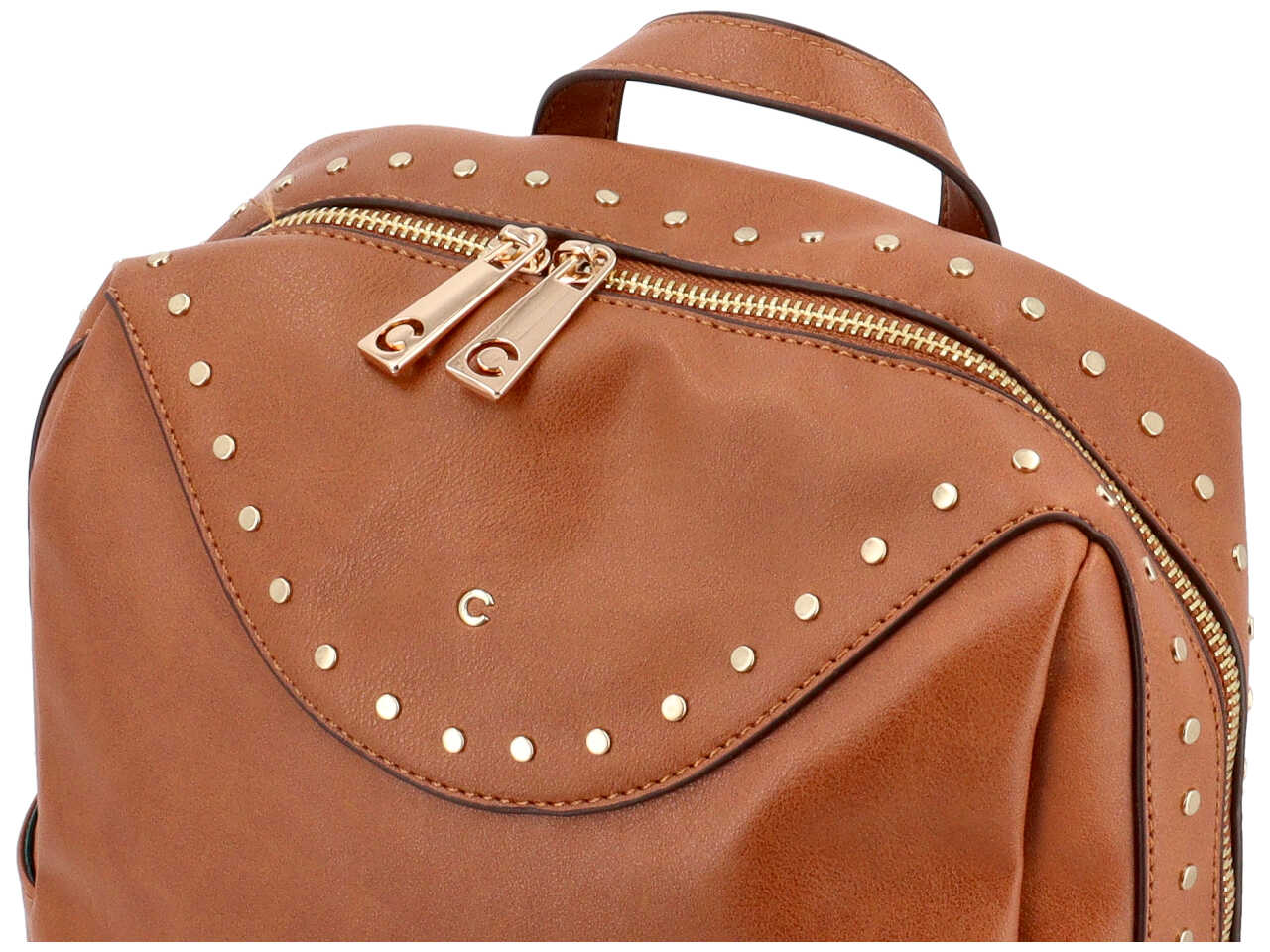 Borsa donna justine collection cognac