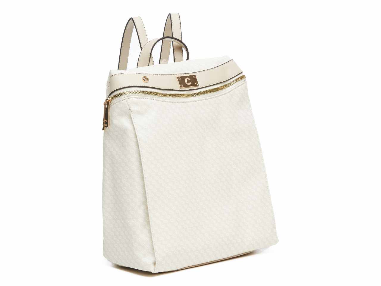 Borsa da donna angie collection zaino colore beige chiaro composizione: 100% pelle sintetica