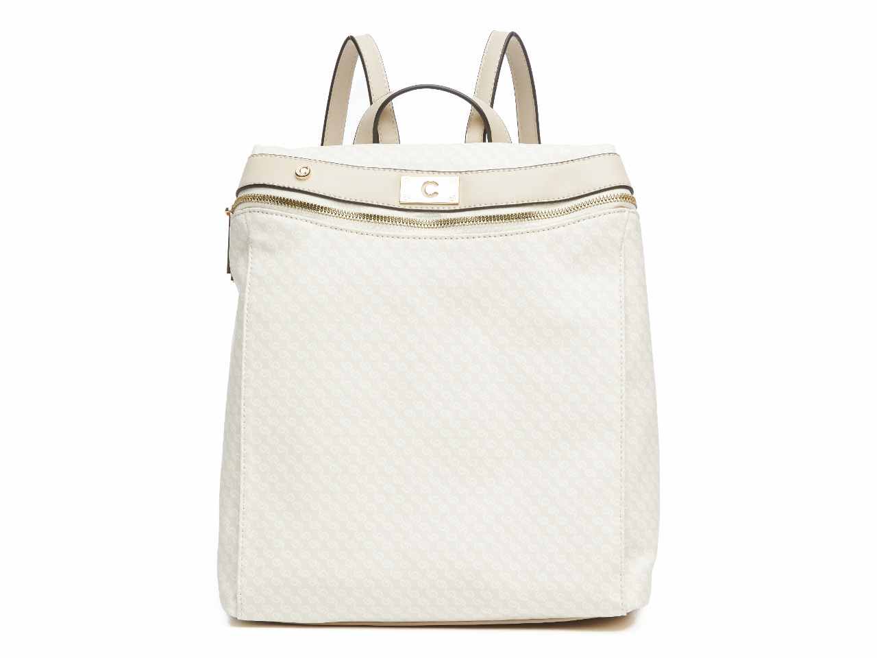 Borsa da donna angie collection zaino colore beige chiaro composizione: 100% pelle sintetica