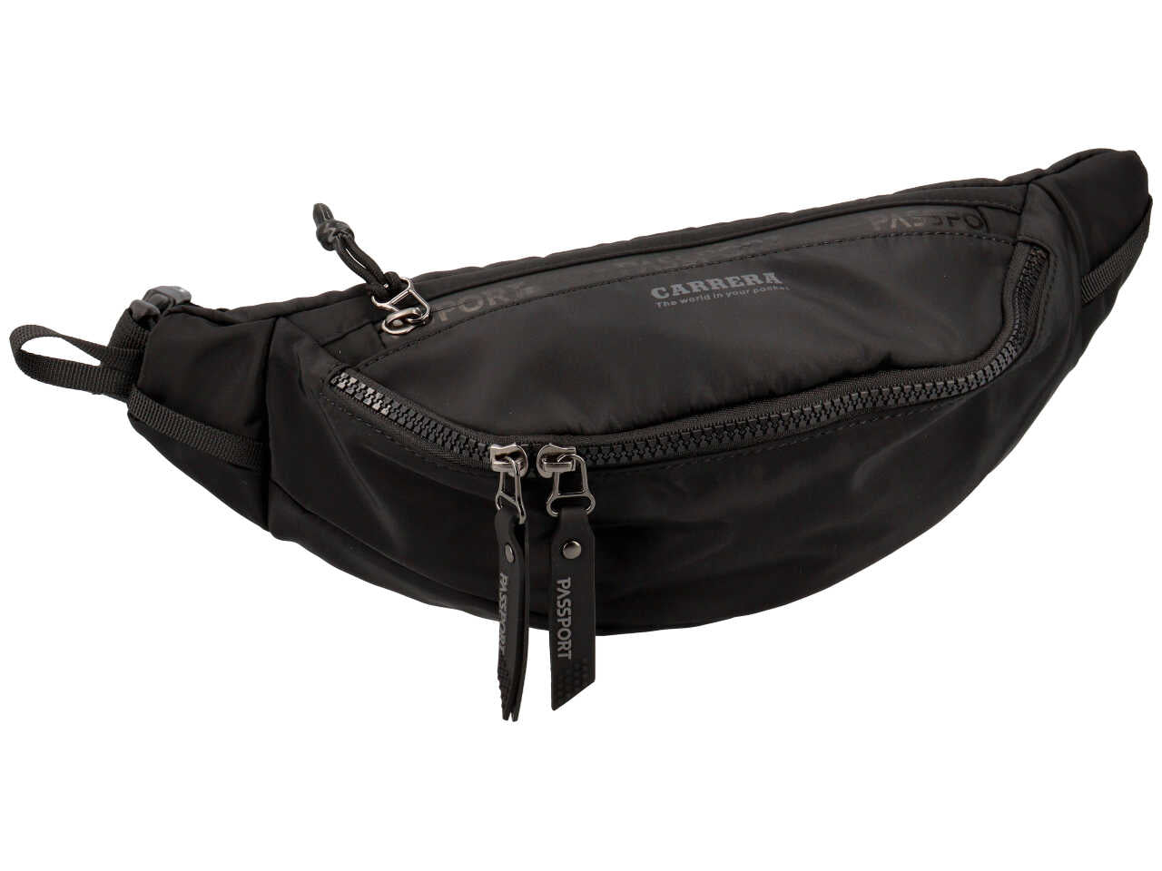 Borsa da uomo passport marsupio colore nero composizione: 100% nylon