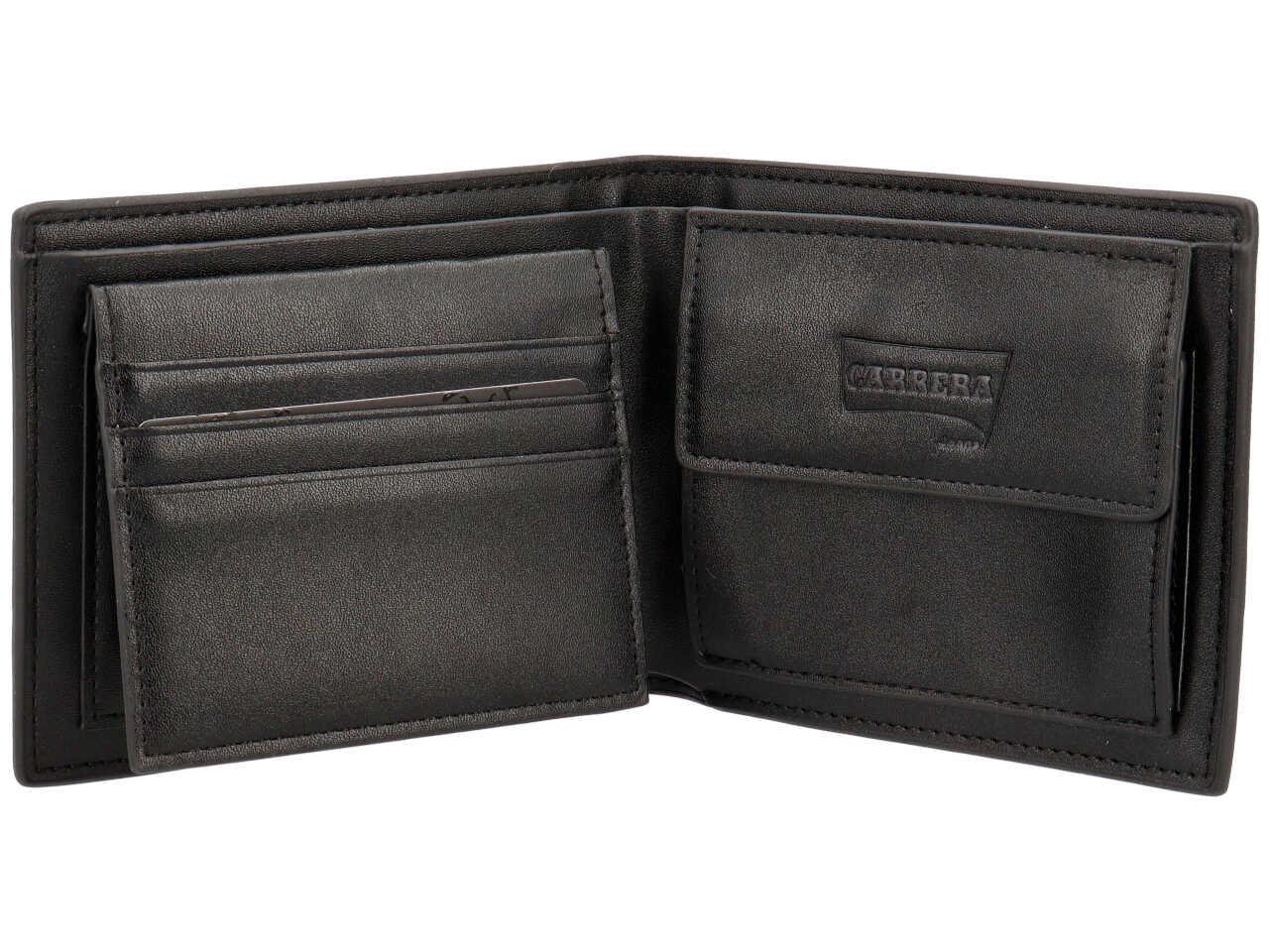 Portafoglio da uomo b-tech collection verde militare composizione: 100% pelle sintetica