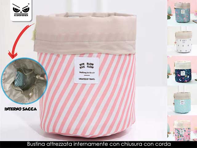 Beauty sacca c/bustina st5549