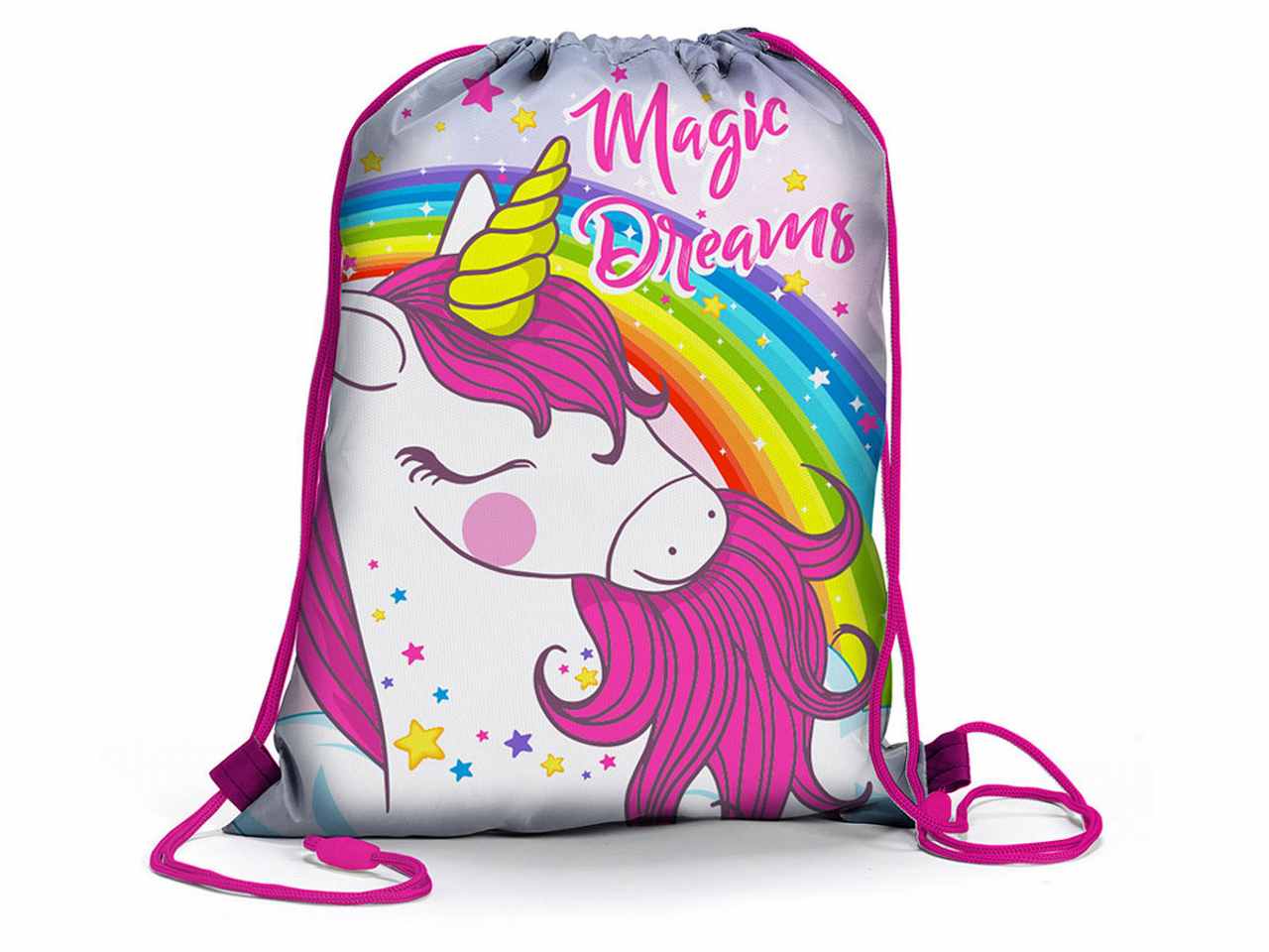 Unicorno zainetto piatto multicolor