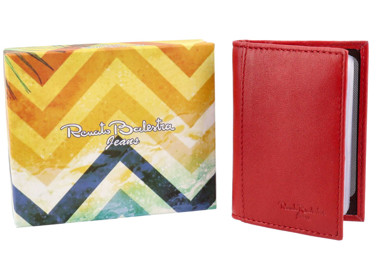 Portadocumenti da uomo in pelle con fodera in poliestere