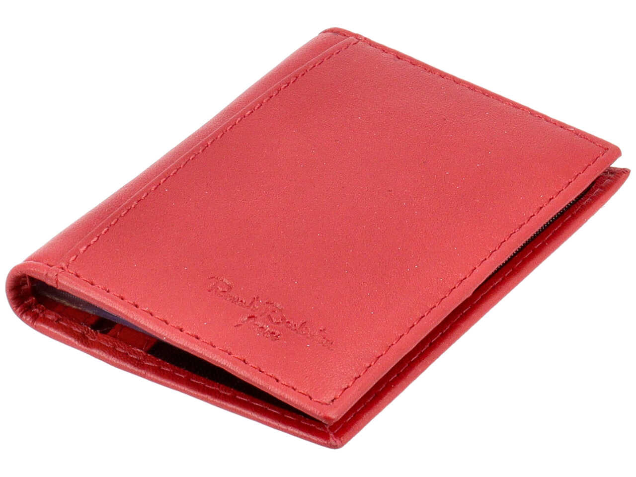 Portadocumenti da uomo in pelle con fodera in poliestere