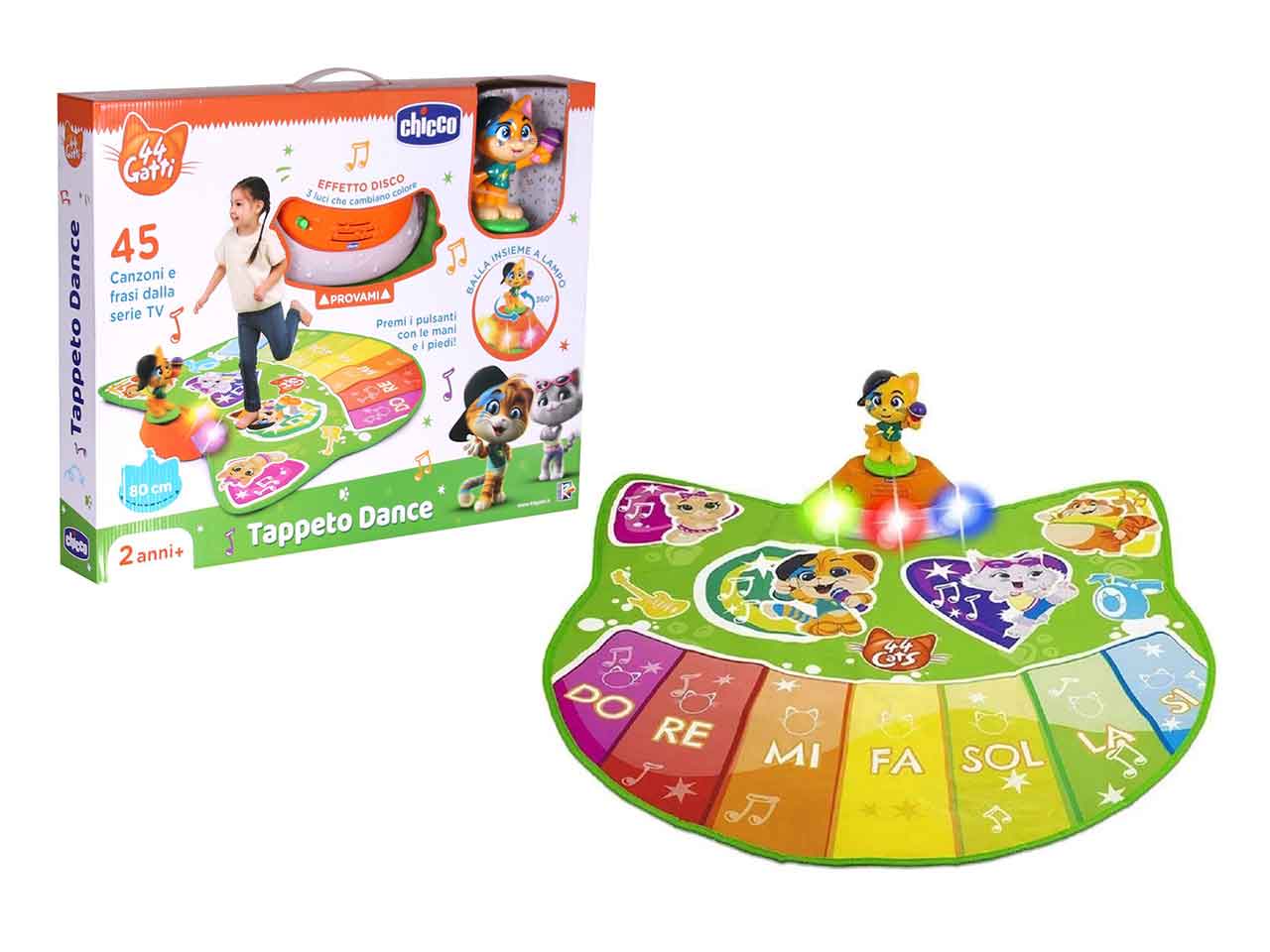 Gioco chicco 44 gatti tappeto dance a7417
