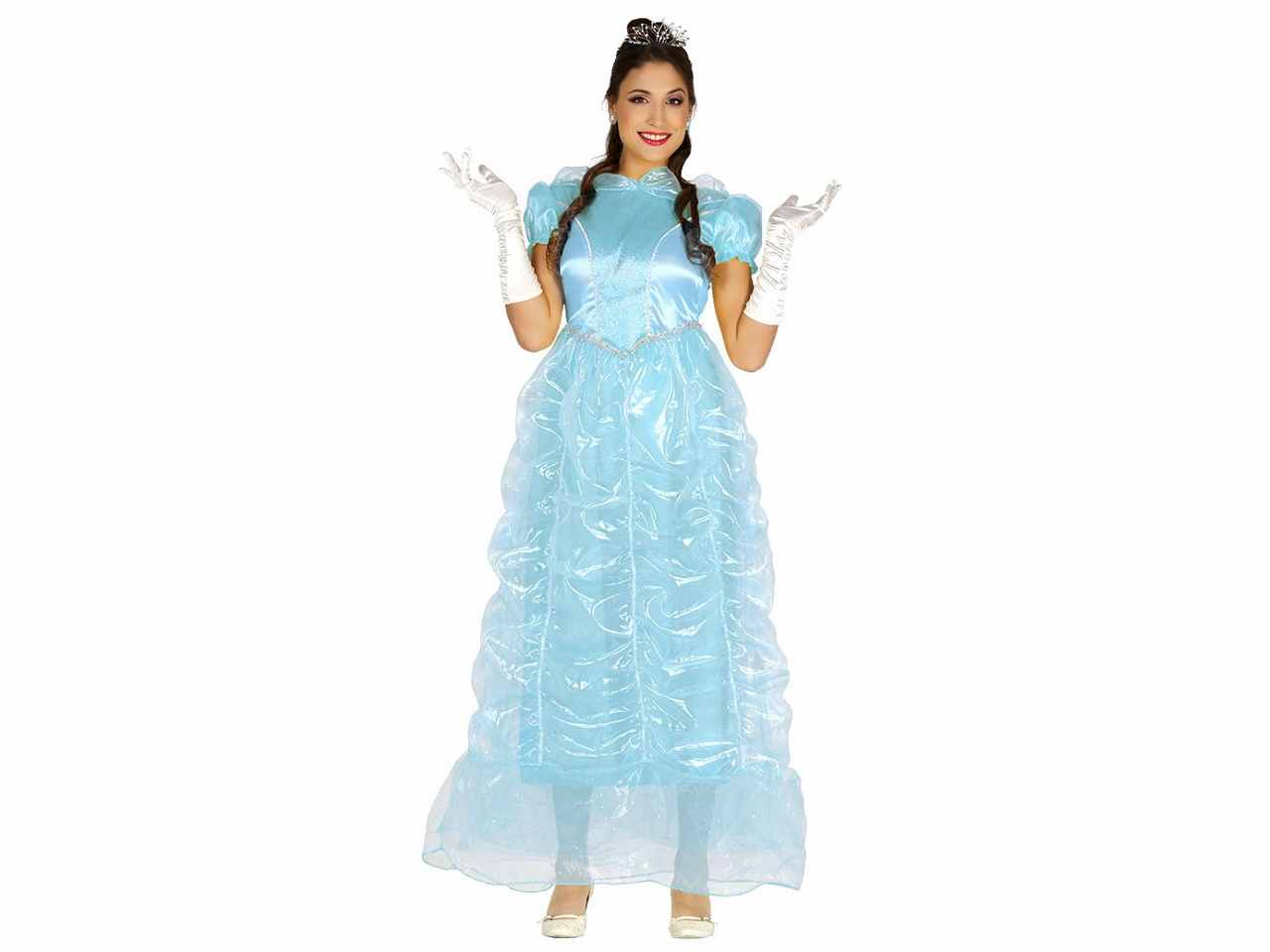 Costume da principessa cigno donna regina dei ghiacci frozen taglia l