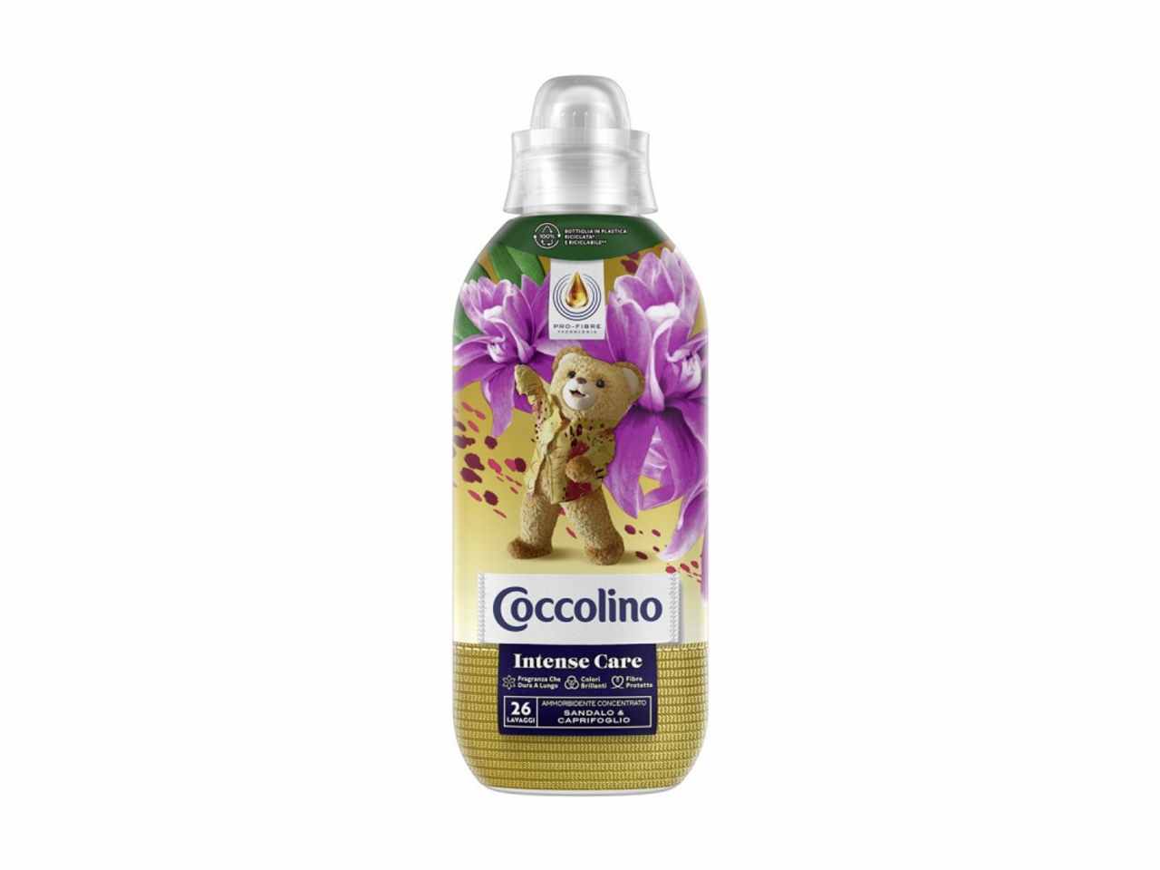 coccolino ammorbidente concentrato 650ml 26 lavaggi profumazione sandalo e caprifoglio