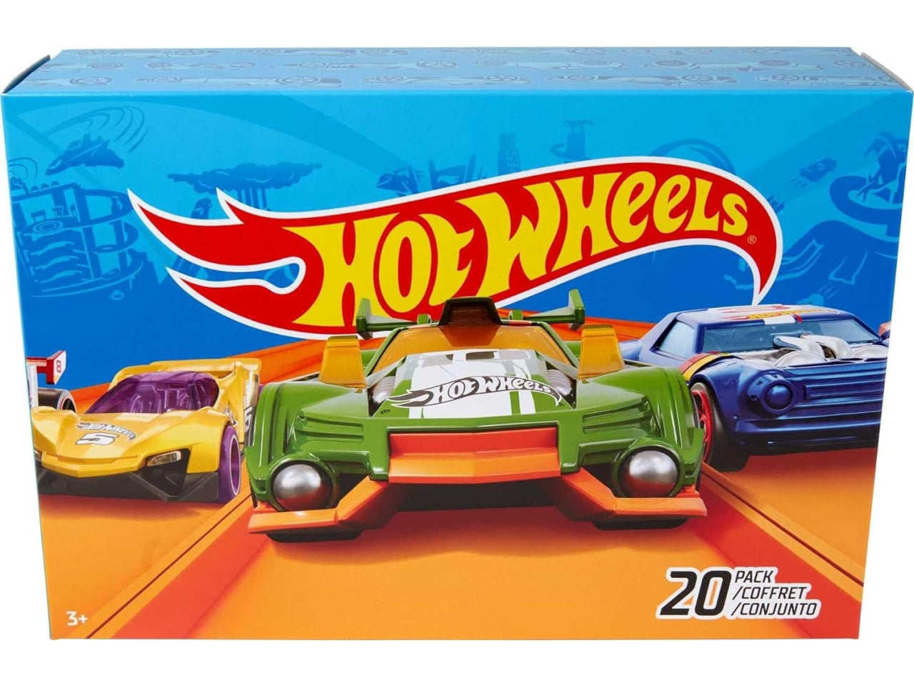 Pista hot wheels schianti rotanti