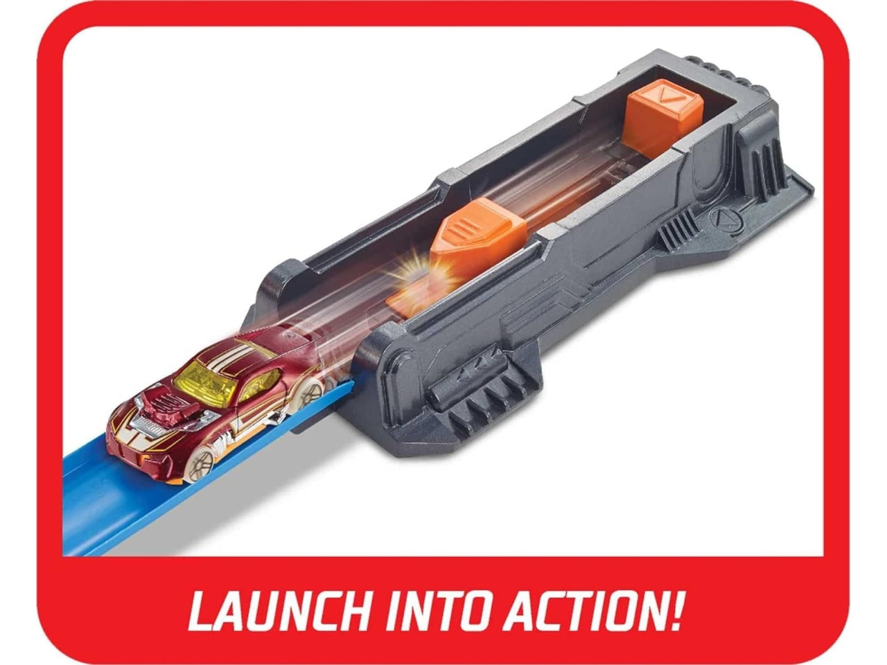 Pista hot wheels schianti rotanti