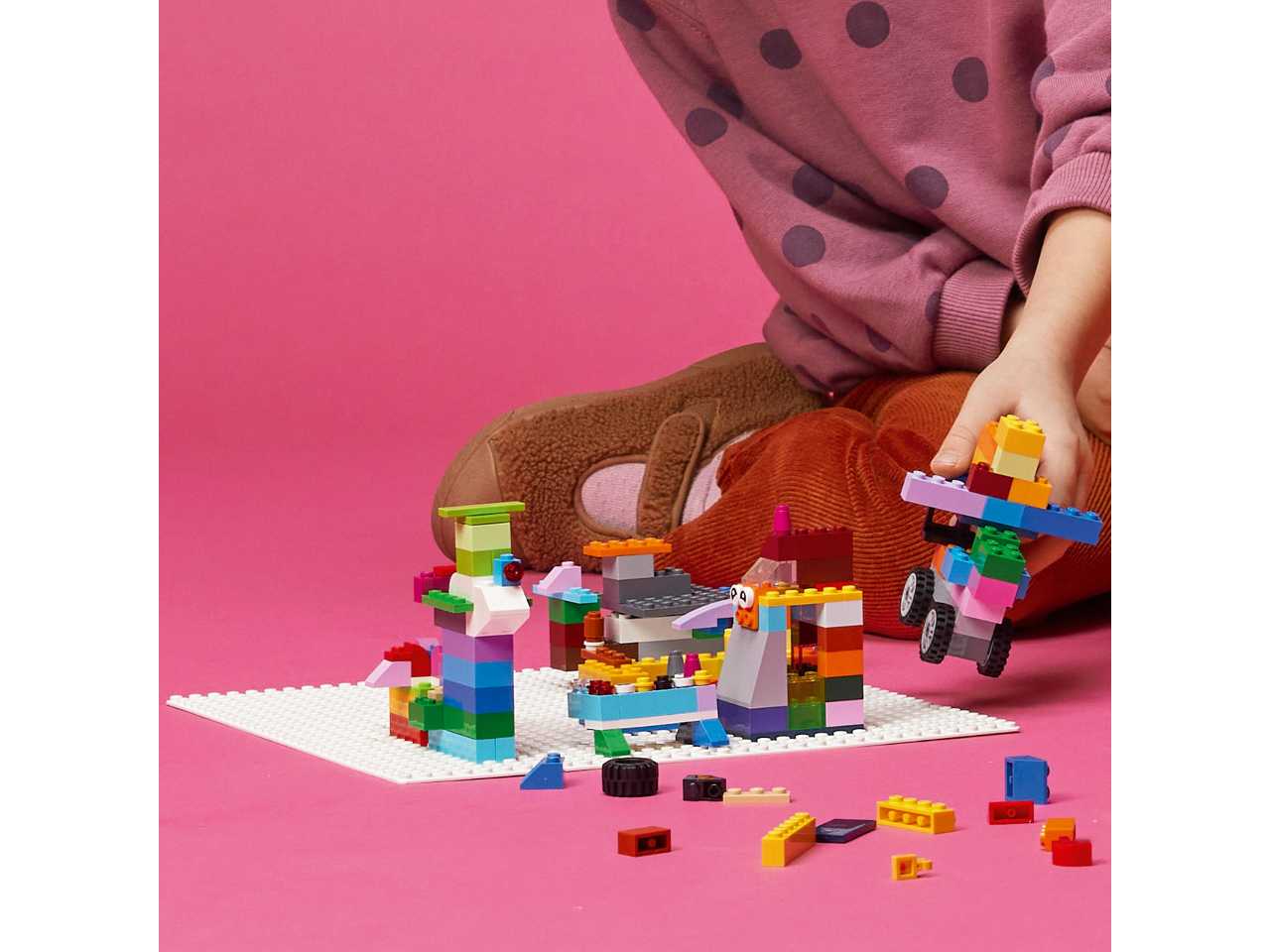 Lego base bianca.