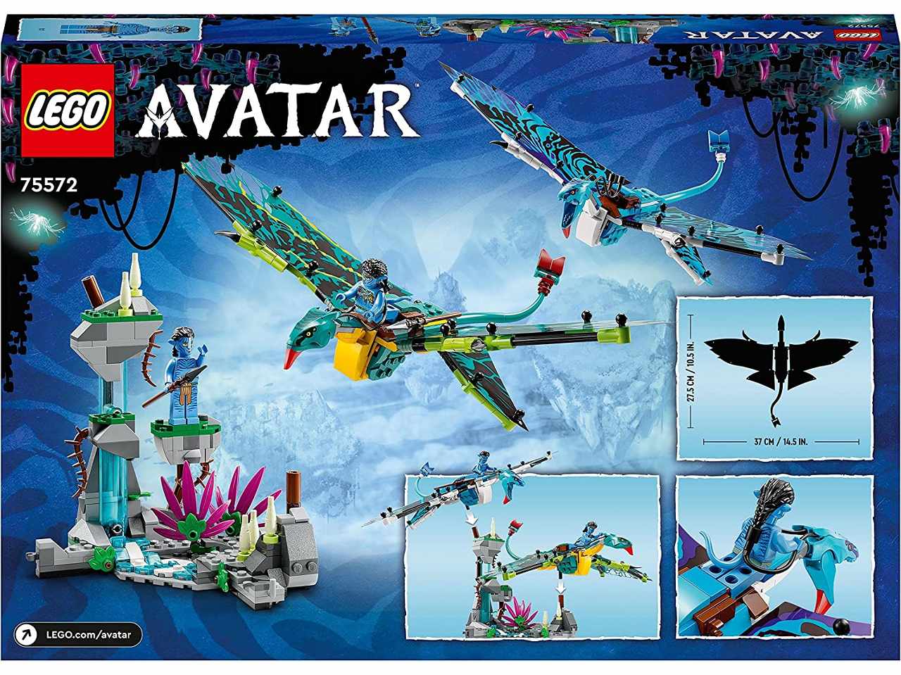 Lego Avatar Il Primo Volo sulla Banshee di Jake e Neytiri 75572