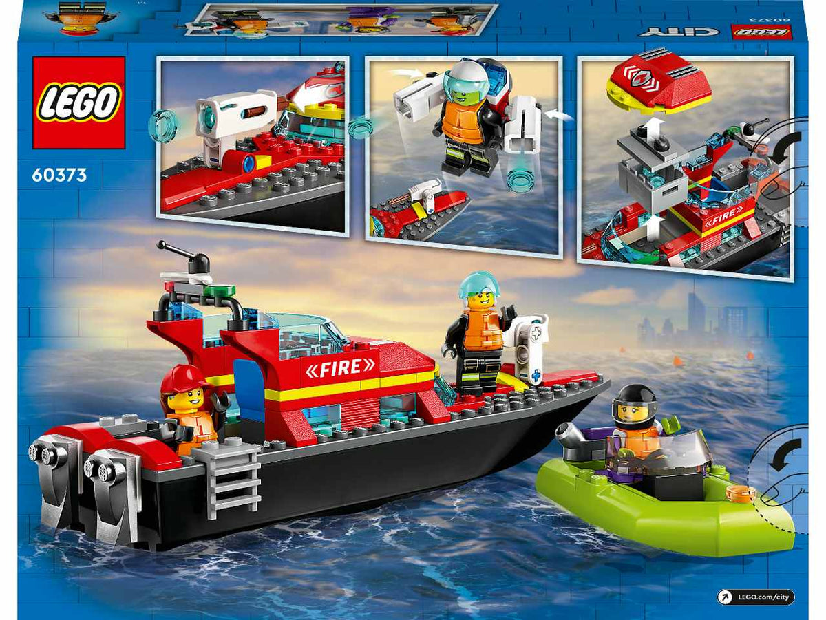 Lego Barca di Soccorso Antincendio 60373