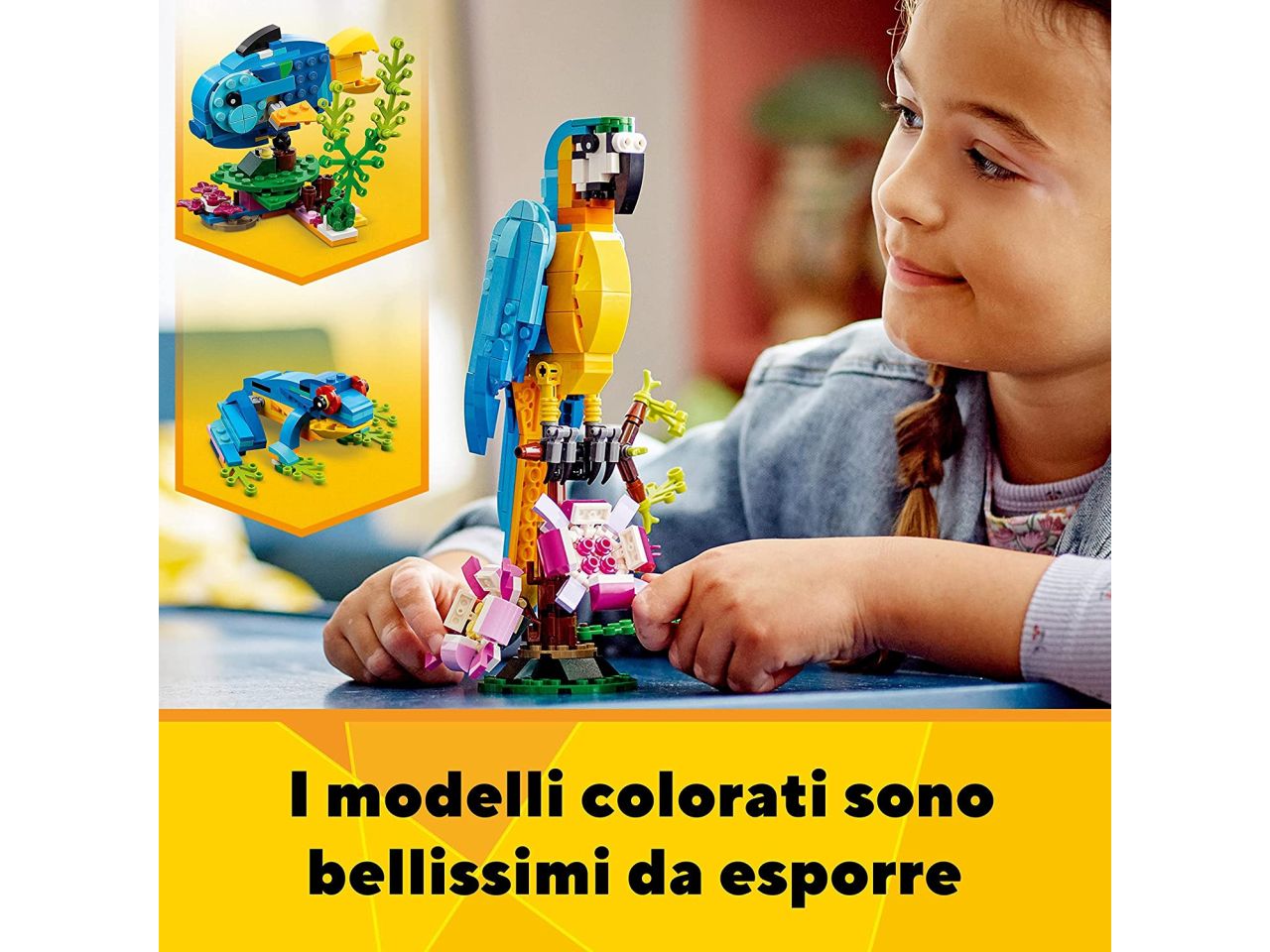 Lego Creator Pappagallo Esotico 31136
