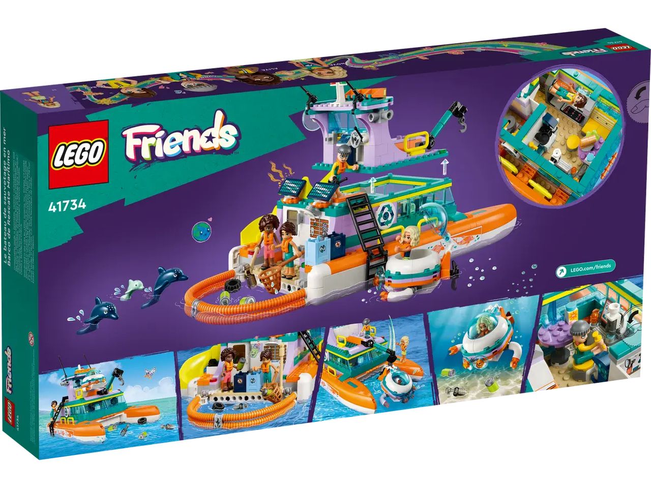 Lego Friends Catamarano di Salvataggio 41734