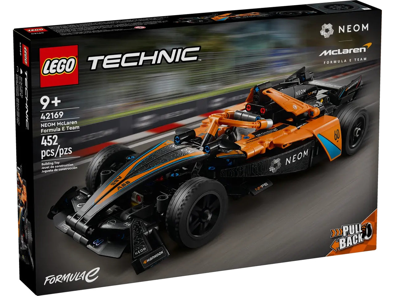 Lego technic neom mclaren formula e race car