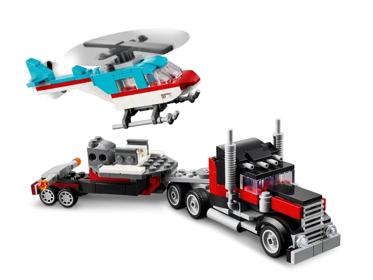 Lego creator autocarro con elicottero