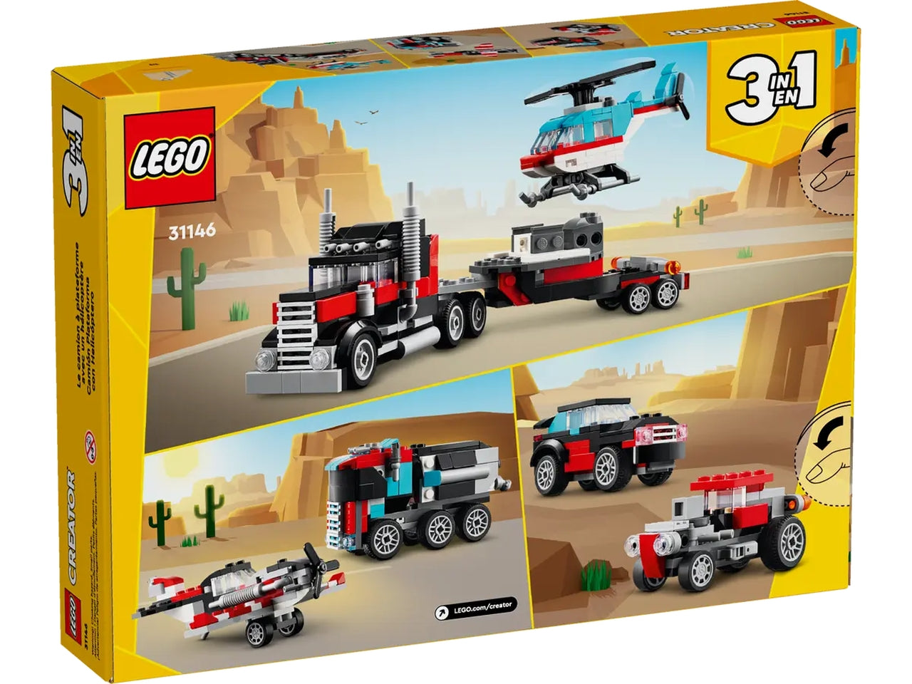 Lego creator autocarro con elicottero