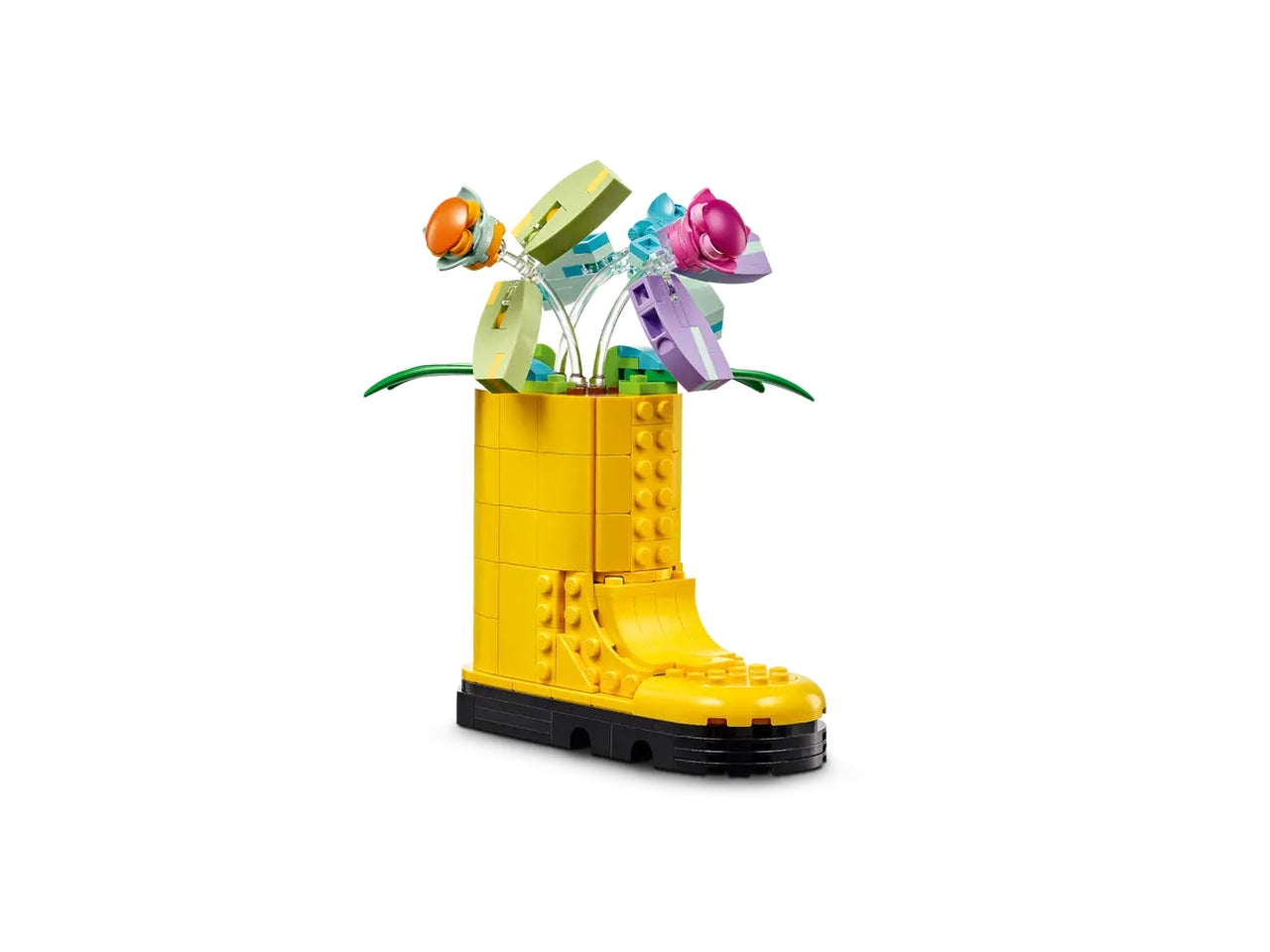 Lego creator innaffiatoio con fiori
