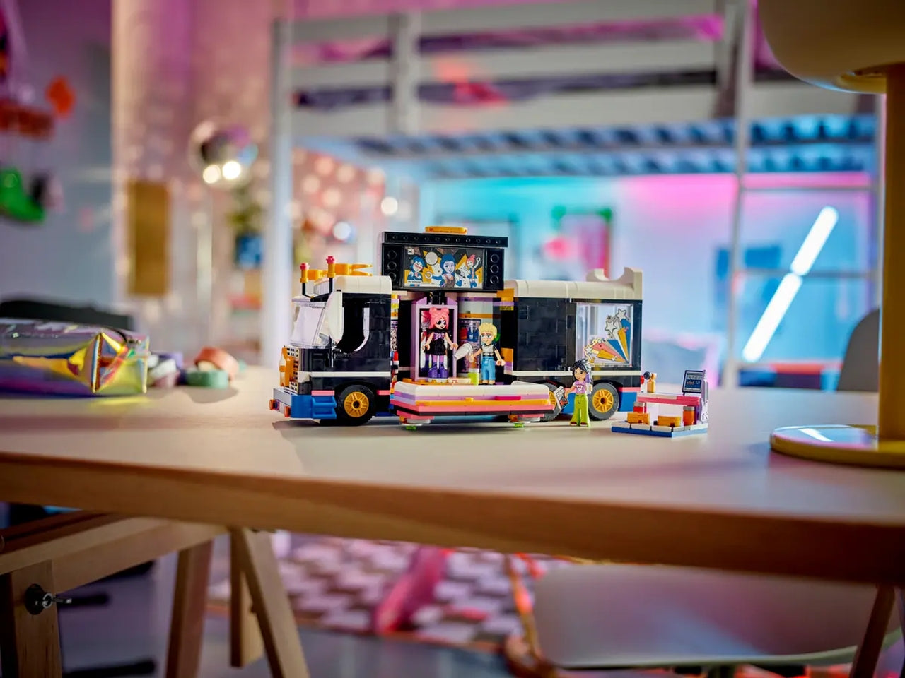 Lego friends tour bus delle pop star