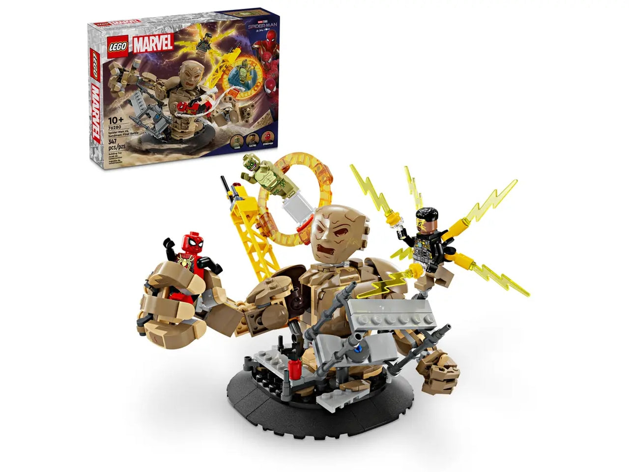 Lego super heroes marvel spider-man vs. uomo sabbia: battaglia finale