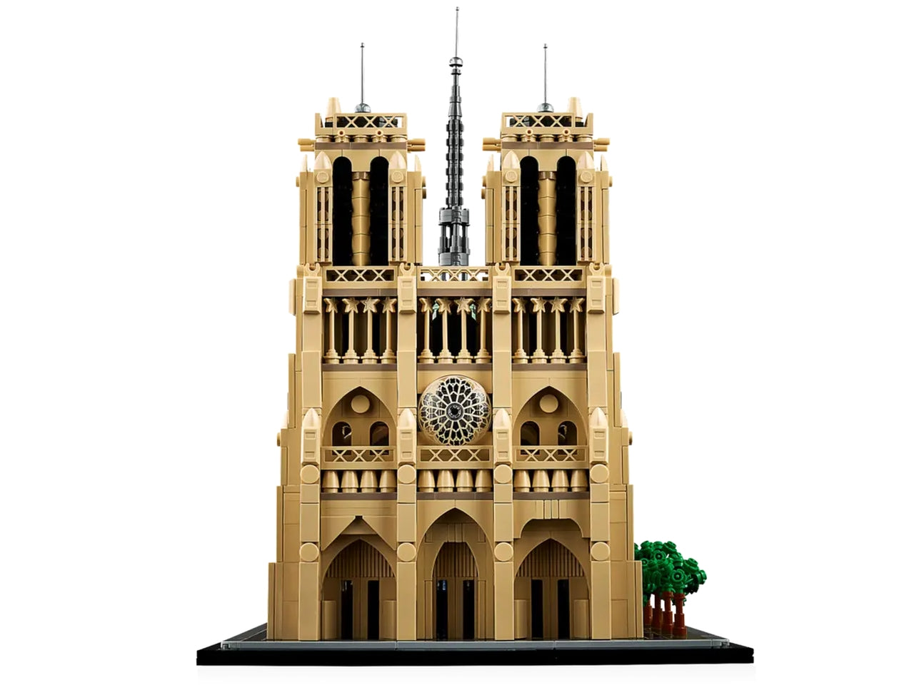 Lego architecture Notre Dame de Paris, scatola da 4383 pezzi, 18+ anni 21061