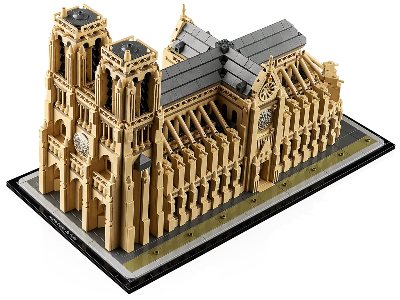 Lego architecture Notre Dame de Paris, scatola da 4383 pezzi, 18+ anni 21061