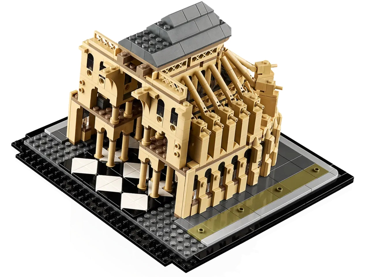 Lego architecture Notre Dame de Paris, scatola da 4383 pezzi, 18+ anni 21061