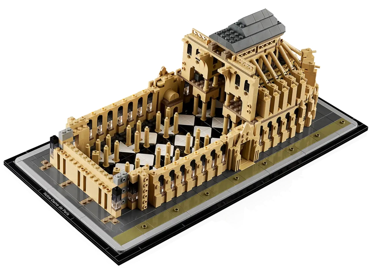 Lego architecture Notre Dame de Paris, scatola da 4383 pezzi, 18+ anni 21061
