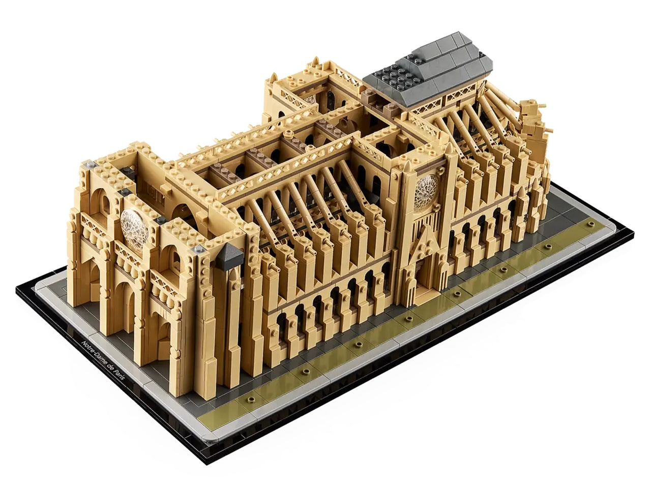 Lego architecture Notre Dame de Paris, scatola da 4383 pezzi, 18+ anni 21061